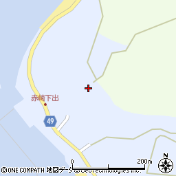 石川県羽咋郡志賀町赤崎ハ100周辺の地図