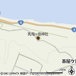 乳母岳神社周辺の地図