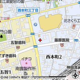 金井はんこや西本町店周辺の地図