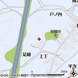 福島県西白河郡泉崎村太田川上丁周辺の地図