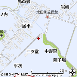 福島県西白河郡泉崎村太田川中野森74周辺の地図