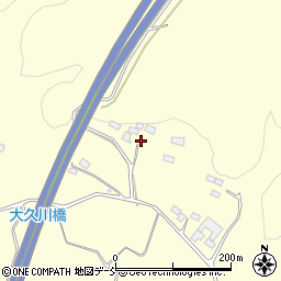 福島県いわき市大久町大久山ノ内周辺の地図
