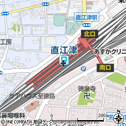 新潟県上越市周辺の地図