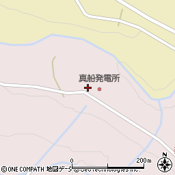福島県西郷村（西白河郡）真船（小萓）周辺の地図