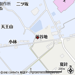 福島県泉崎村（西白河郡）泉崎（前谷地）周辺の地図