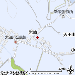 福島県西白河郡泉崎村太田川岩崎周辺の地図