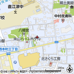 新潟県上越市西本町周辺の地図
