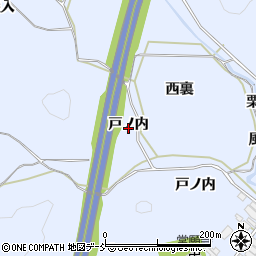福島県西白河郡泉崎村太田川戸ノ内周辺の地図