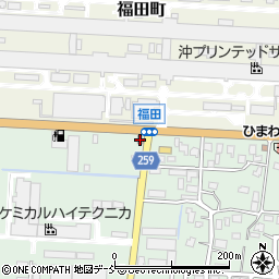 上越福田簡易郵便局周辺の地図
