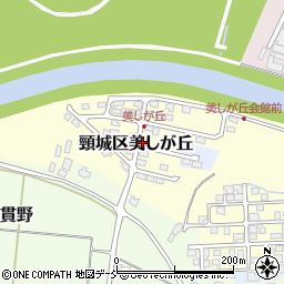 新潟県上越市頸城区美しが丘周辺の地図