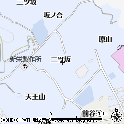 福島県泉崎村（西白河郡）太田川（二ツ坂）周辺の地図