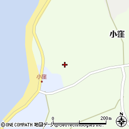 石川県羽咋郡志賀町小窪チ周辺の地図