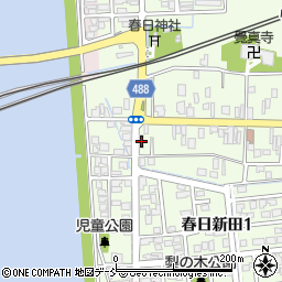 笠松畳店周辺の地図