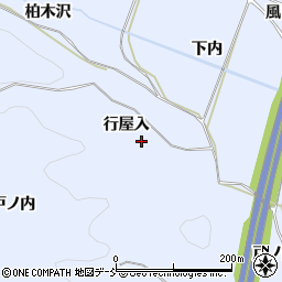 福島県西白河郡泉崎村太田川行屋入周辺の地図
