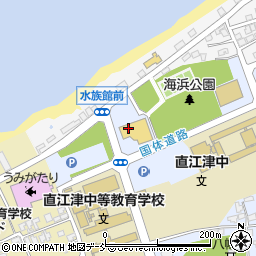 上越市直江津屋台会館周辺の地図