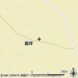 福島県石川郡平田村中倉暮坪223周辺の地図