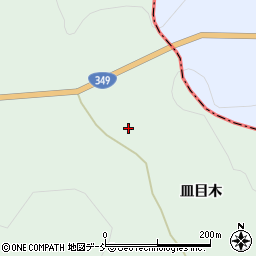 福島県石川郡平田村北方皿目木174周辺の地図