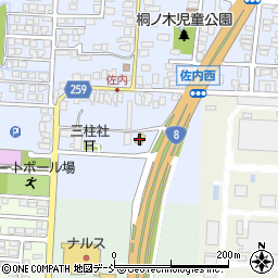 デイリーヤマザキ上越佐内町店周辺の地図