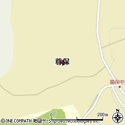 石川県羽咋郡志賀町尊保周辺の地図