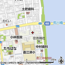 新潟県上越市住吉町周辺の地図
