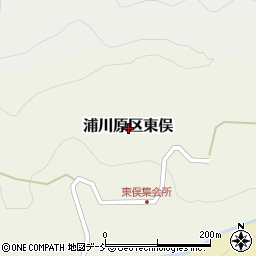 新潟県上越市浦川原区東俣周辺の地図