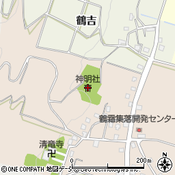 神明社周辺の地図