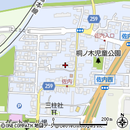 新潟県上越市佐内町周辺の地図