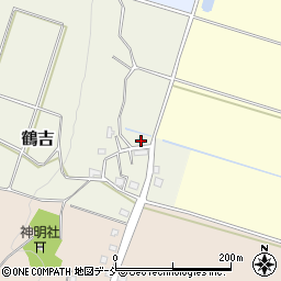 鶴吉公民館周辺の地図