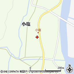 福島県南会津町（南会津郡）小塩（居平）周辺の地図