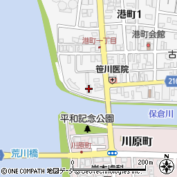 働く人の宿あいかわ直江津港店周辺の地図
