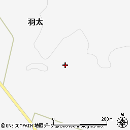 福島県西郷村（西白河郡）羽太（勘羽山）周辺の地図