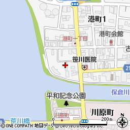 あいかわ働く人の宿直江津港店周辺の地図