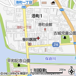 社団法人日本貨物検数協会　直江津事務所周辺の地図