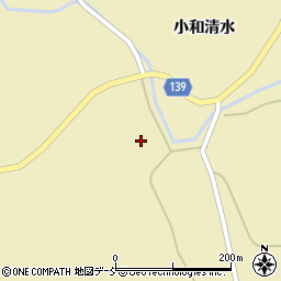 福島県石川郡石川町曲木平田周辺の地図