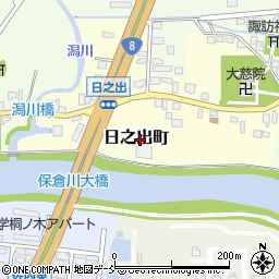 新潟県上越市日之出町周辺の地図