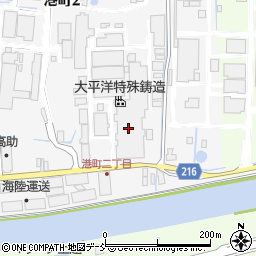 大平洋特殊鋳造株式会社直江津製造所　総務周辺の地図