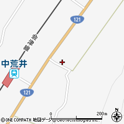 福島県南会津郡南会津町中荒井八反沢周辺の地図