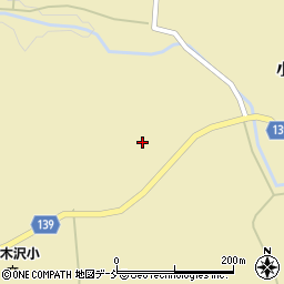 福島県石川町（石川郡）曲木（関場）周辺の地図