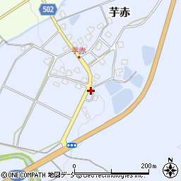 新潟県南魚沼市芋赤337-1周辺の地図