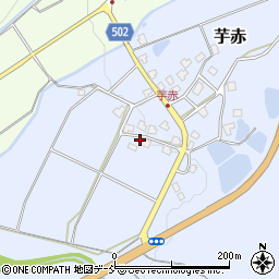新潟県南魚沼市芋赤654-1周辺の地図
