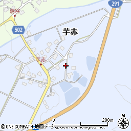 新潟県南魚沼市芋赤553周辺の地図