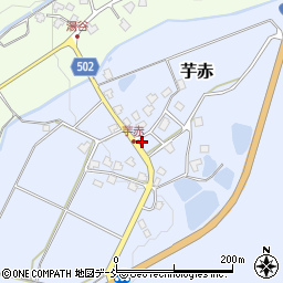 新潟県南魚沼市芋赤563周辺の地図