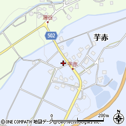 新潟県南魚沼市芋赤621周辺の地図
