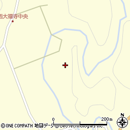 石川県羽咋郡志賀町大福寺テ周辺の地図