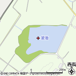 釜池周辺の地図