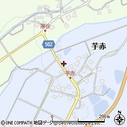 新潟県南魚沼市芋赤597周辺の地図