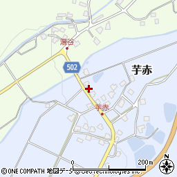 新潟県南魚沼市芋赤598周辺の地図