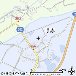 新潟県南魚沼市芋赤568周辺の地図