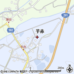 新潟県南魚沼市芋赤539周辺の地図