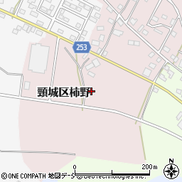 新潟県上越市頸城区柿野周辺の地図
